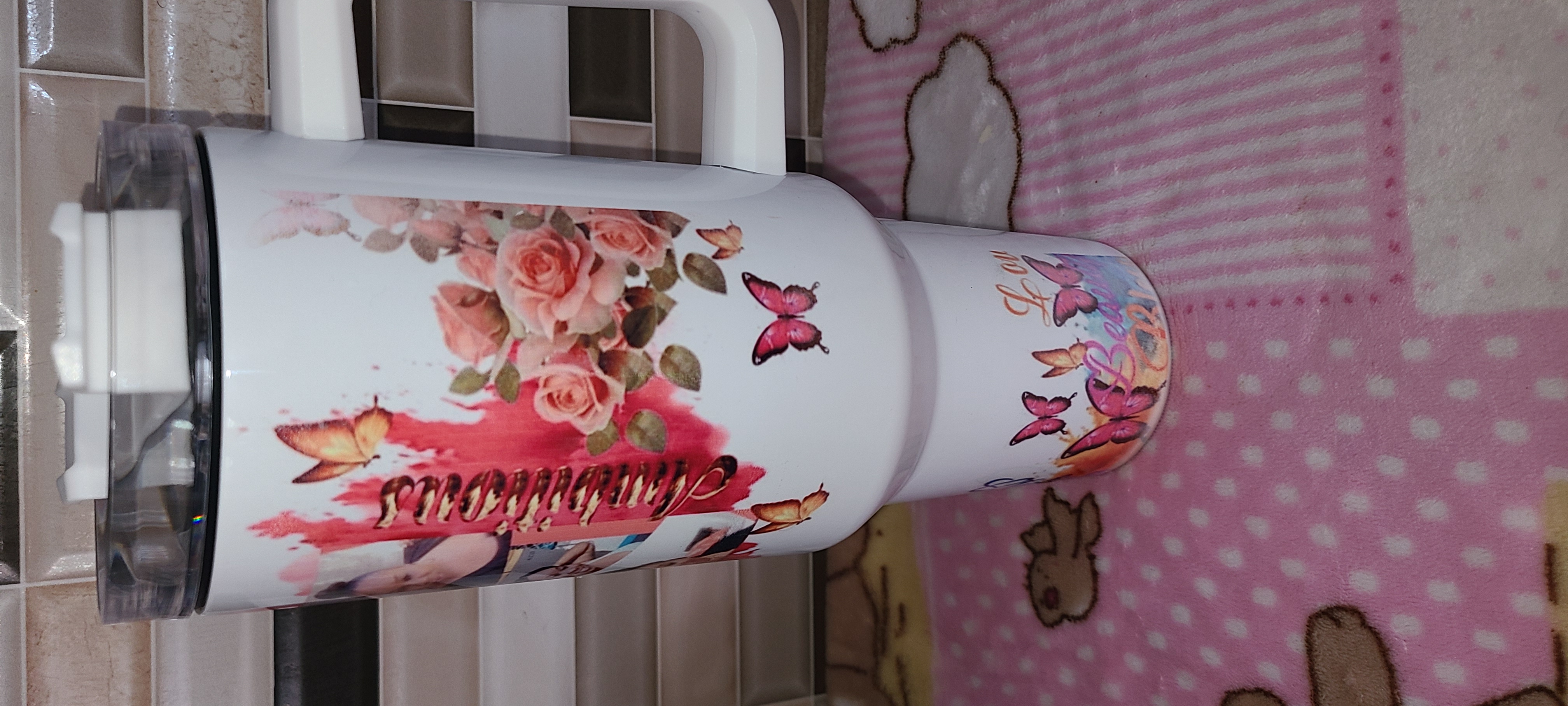 Printed tumbler detail image